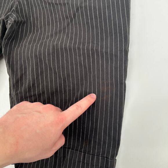 VTG y2k Womens Pinstripe Jimmy'Z Surf Co. Blazer Jacket Low Rise Shorts Set Sz M - Picture 11 of 12